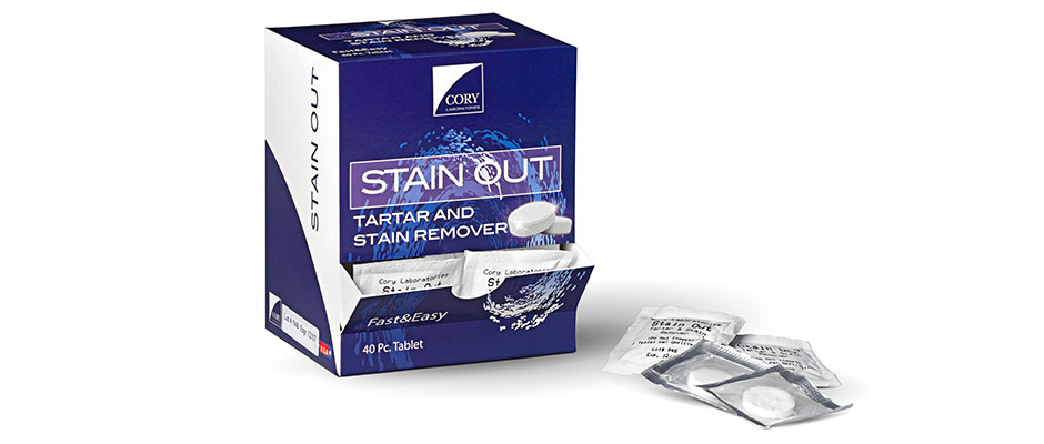 Cory Laboratories Stain Out Dental Cleaner Tablets